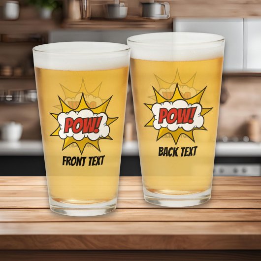 Verre Effet audio comique Pow