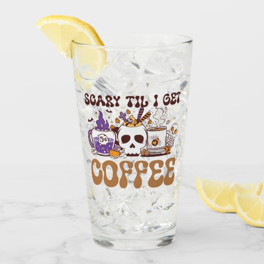 Verre Effrayant Jusqu'À Ce Que J'Obtienne Du Café (Devant glace)