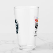 Verre Egalité des droits parce que l'égalité compte Logo (Droite)