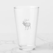 Verre Élans Taureau de montagne rocheuse (Dos)