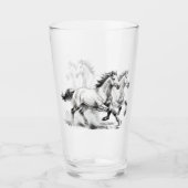 Verre Élégance Équestre (Devant)