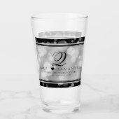 Verre Élégant 10ème anniversaire de la Mariage Tin (Devant)