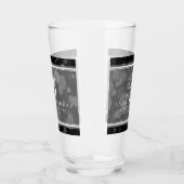 Verre Élégant 4ème anniversaire de Mariage de lin (Gauche)