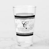 Verre Élégant 60ème 75ème anniversaire de Mariage de dia (Dos)