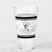 Verre Élégant 60ème 75ème anniversaire de Mariage de dia (Devant)