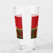Verre Elegant Christmas Plaid Glass Cup (Gauche)
