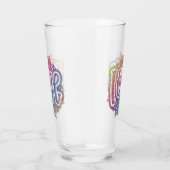 Verre Elégant Citation d'amour Parties scintillant or ro (Droite)