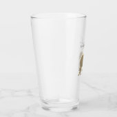 Verre Élégant Eléphant Or Classé Monogramme (Droite)