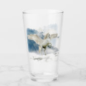 Verre Élégant Imaginaire Pegasus Mythique Flying Unicorn (Devant)