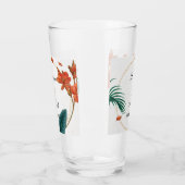 Verre Élégant Mariage floral tropical (Gauche)