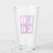 Verre Elégant Mariage personnalisé simple Idée personnal (Dos)