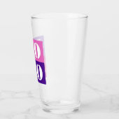 Verre Elégant Mariage personnalisé simple Idée personnal (Gauche)