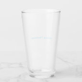 Verre Élégant Moderne Simple Professionnel Nom (Dos)