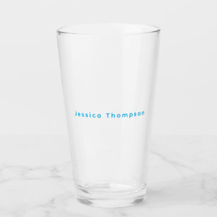 Verre Élégant Moderne Simple Professionnel Nom
