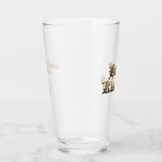 Verre Élégant vieux anglais Lettres heureux Kwanzaa (Droite)