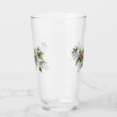Verre Élégant Vintage Holly et Pine (Gauche)