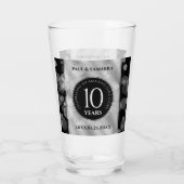 Verre Élégante fête du 10e anniversaire du Mariage de Ti (Dos)