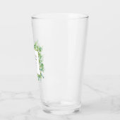 Verre Elégante verdure Anniversaire Fête Personnalisable (Gauche)