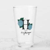 Verre Élément hydrogène floral (Devant)