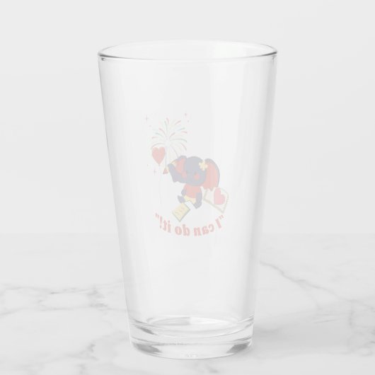 Verre Eléphant bébé  (Dos)