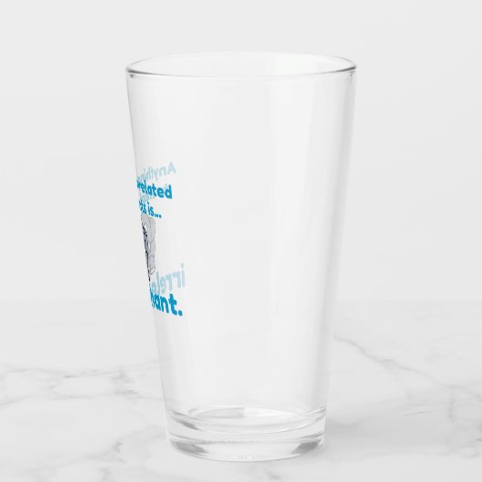 Verre Éléphant sans défense (Gauche)