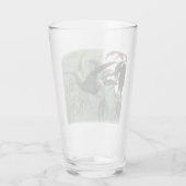 Verre Elf Fairies Elves Lune Scène nocturne Oiseau Volan (Dos)