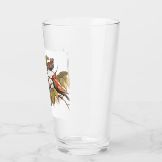 Verre Elfe des bois dans le nid : Antique Oiseau Sprite  (Gauche)