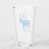 Verre Elk géométrique bleu (Dos)