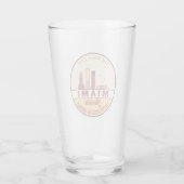 Verre Emblème de Miami Florida City Skyline (Dos)