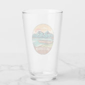 Verre Emblème de pêche nautique du lac Champlain (Dos)