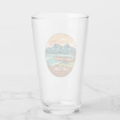 Verre Emblème de pêche nautique du lac Tahoe (Dos)