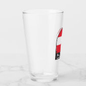 Verre Emblème Drapeau Autriche Vintage (Droite)