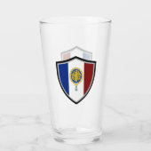 Verre emblème français (Dos)