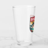 Verre Emblème rétro de Boracay Philippines (Droite)