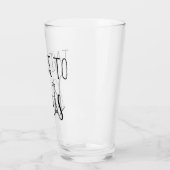 Verre "Emmène-moi à Paris" (Gauche)