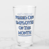 Verre Employé Du Mois Humour (Dos)