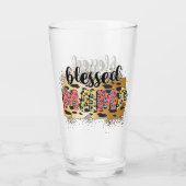 Verre Empreinte de léopard béni maman (Dos)