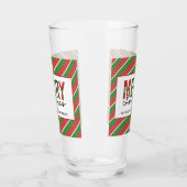 Verre Empreinte de léopard de Noël moderne Red Green Str (Gauche)