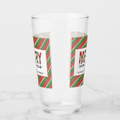 Verre Empreinte de léopard de Noël moderne Red Green Str (Droite)