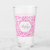 Verre Empreinte de léopard rose (Dos)