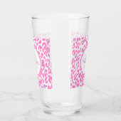 Verre Empreinte de léopard rose (Gauche)