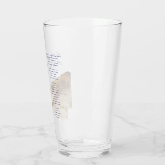 Verre empreintes dans le sable (Gauche)