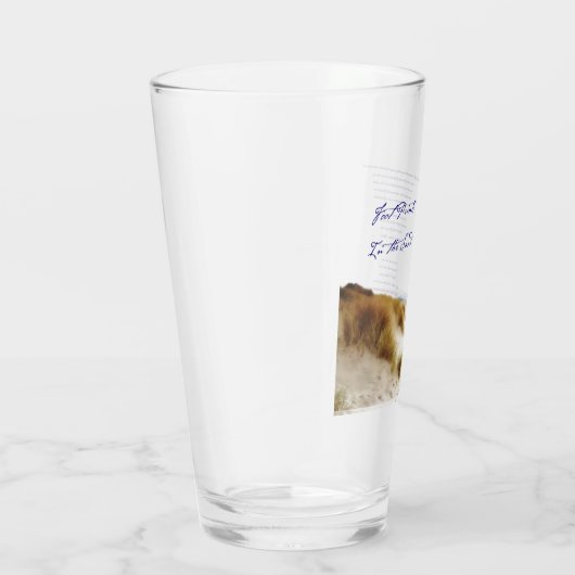 Verre empreintes dans le sable (Droite)