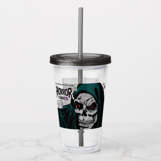 Verre En Acrylique 1950's HORROR Comics Acrylic Tumbler (Devant)