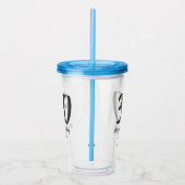 Verre En Acrylique 30e anniversaire ajouter nom date année noir modèl (Droite)