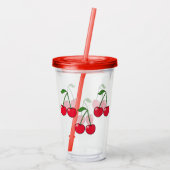 Verre En Acrylique 6 cerezas  (Dos)