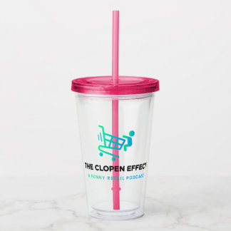 Verre En Acrylique À la fête de l'Effet Clopen