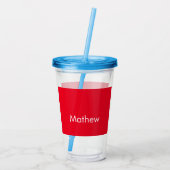 Verre En Acrylique Acrylic Tumbler (Dos)
