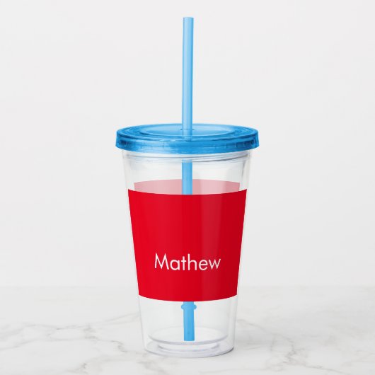 Verre En Acrylique Acrylic Tumbler (Devant)