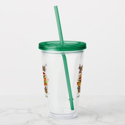 Verre En Acrylique Affaire Love With Reading Dustin Stevens Books (Gauche)